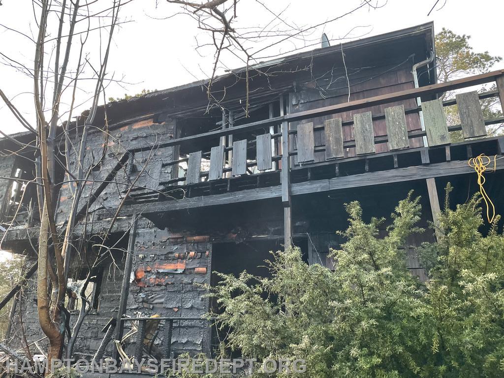 Working Fire 317 East Montauk Hwy