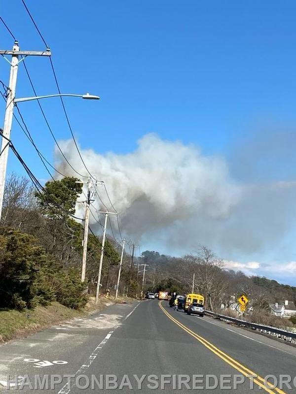 Working Fire 317 East Montauk Hwy