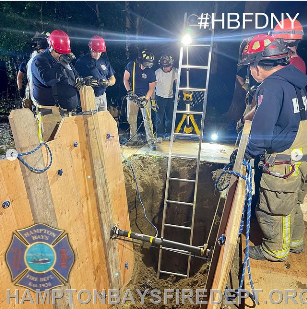 Trench Rescue Drill - Hampton Bays Fire Department